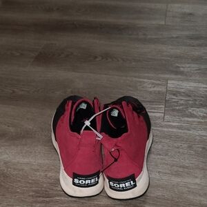 Sorel Red and Black Casual Shoes